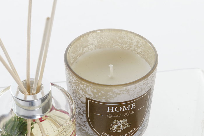 DKD Home Decor Set de 2 Ambientadores Mikado de Cristal 150ml