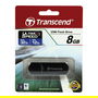 Transcend JetFlash 600 USB 2.0 8GB Negro Tapa