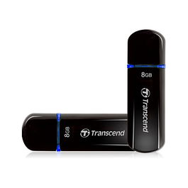 Transcend JetFlash 600 USB 2.0 8GB Negro Tapa