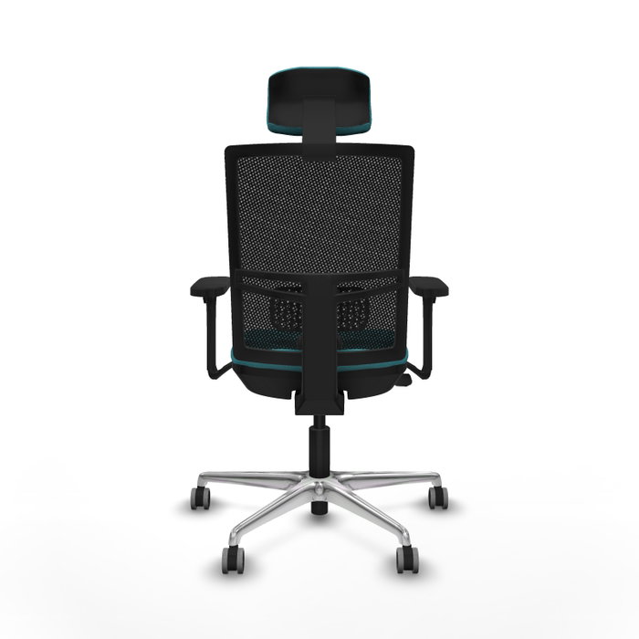 PIQUERAS Y CRESPO Silla de oficina Yunquera con mecanismo Sincro/Traslack, Turquesa y Negro PIQUERAS Y CRESPO Silla de oficina Yunquera con mecanismo Sincro/Traslack, Turquesa y Negro