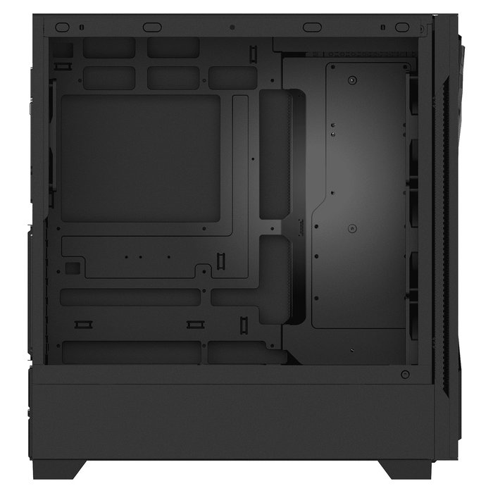 ADATA XPG STARKER AIR BTF Torre Midi PC Gaming E-ATX Negra con ARGB y USB Tipo C, Factor de Forma ATX/micro-ATX/Mini-ITX, Ventana de Vidrio Templado