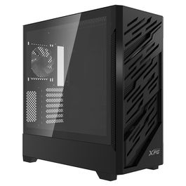 XPG Starker Air BTF E-ATX Midi Tower schwarz ARGB USB C - Caja de PC con Vidrio Templado y Iluminación RGB