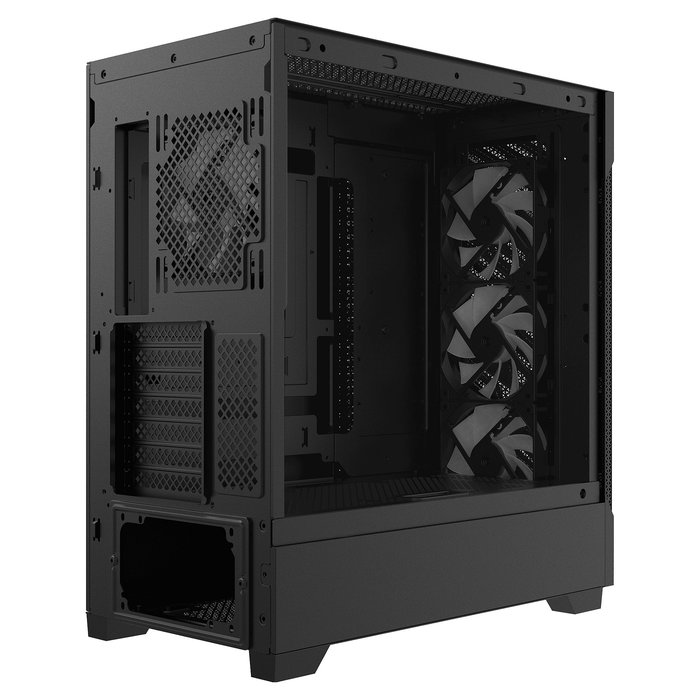 ADATA XPG STARKER AIR BTF Torre Midi PC Gaming E-ATX Negra con ARGB y USB Tipo C, Factor de Forma ATX/micro-ATX/Mini-ITX, Ventana de Vidrio Templado