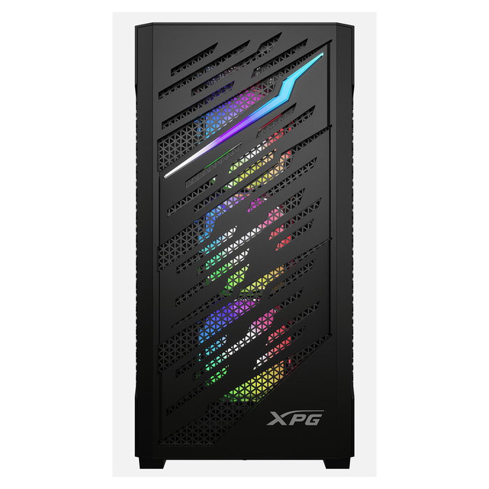 ADATA XPG STARKER AIR BTF Torre Midi PC Gaming E-ATX Negra con ARGB y USB Tipo C, Factor de Forma ATX/micro-ATX/Mini-ITX, Ventana de Vidrio Templado