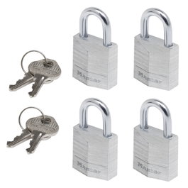 Master Lock 4x1 Padlock 9120EURQNOPCC Silver