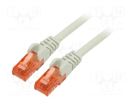 GOOBAY Patch Cord Cat 6 U/UTP 10m Gris
