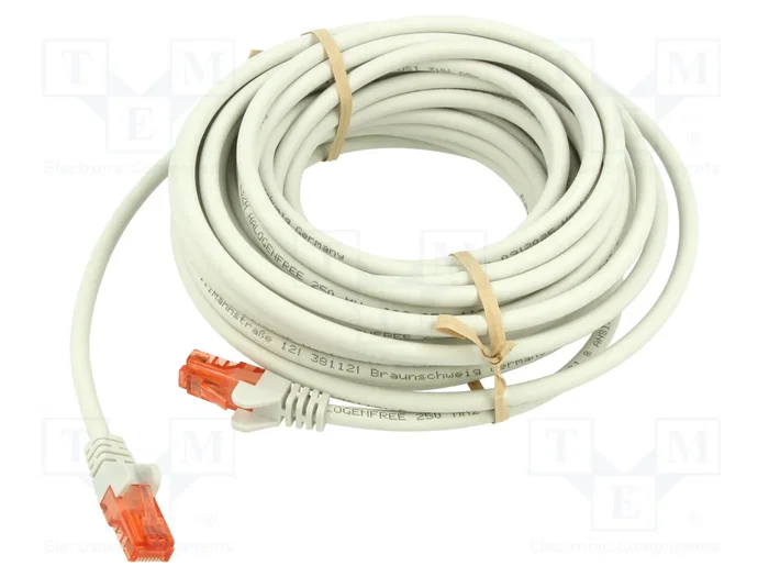 GOOBAY Patch Cord Cat 6 U/UTP 10m Gris