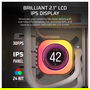 Corsair Kit de Refrigeración Líquida iCUE LINK H150i RGB Elite LCD Display, Ventiladores QX120 RGB, Radiador 360 mm - Negro, CW-9061023-WW