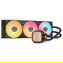 Corsair Kit de Refrigeración Líquida iCUE LINK H150i RGB Elite LCD Display, Ventiladores QX120 RGB, Radiador 360 mm - Negro, CW-9061023-WW