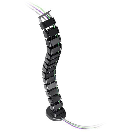 ICY BOX IB-MSA104-CM Soporte para Cables de Suelo en ABS y Policarbonato Negro ICY BOX IB-MSA104-CM Soporte para Cables de Suelo en ABS y Policarbonato Negro