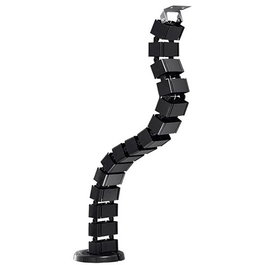 ICY BOX IB-MSA104-CM Soporte para Cables de Suelo en ABS y Policarbonato Negro