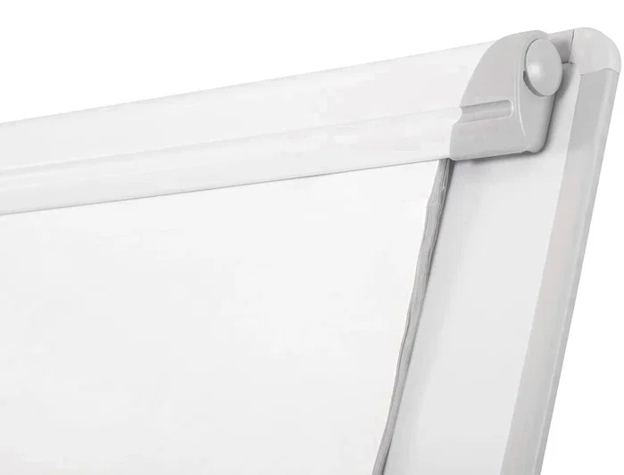 Q-connect Pizarra blanca con trípode y brazos extensibles 90x70x195cm