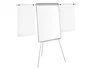 Q-connect Pizarra blanca con trípode y brazos extensibles 90x70x195cm