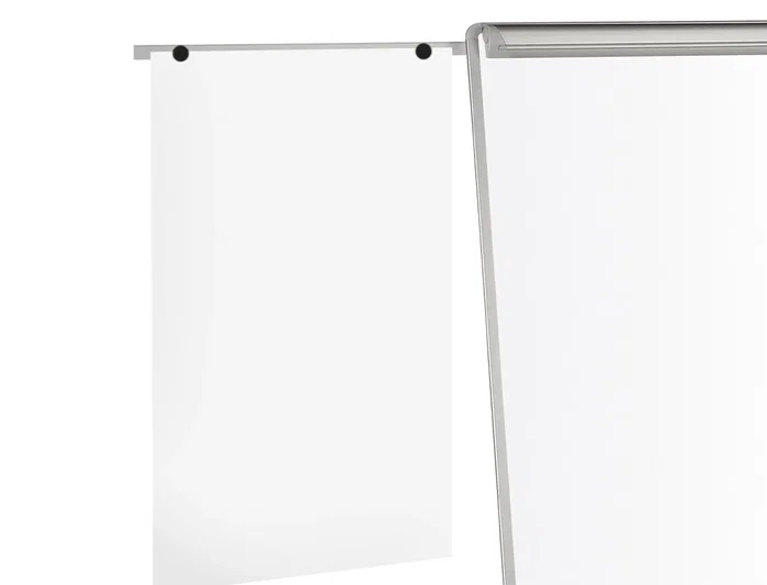 Q-connect Pizarra blanca con trípode y brazos extensibles 90x70x195cm