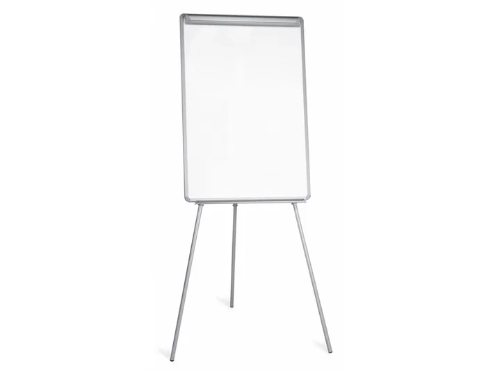 Q-connect Pizarra blanca con trípode y brazos extensibles 90x70x195cm
