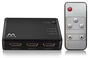 Ewent EW1282 Switch HDMI 4K 3x1 con Mando a Distancia