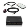 Ewent EW1282 Switch HDMI 4K 3x1 con Mando a Distancia