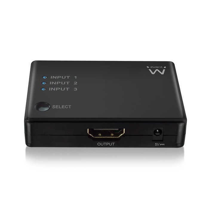 Ewent EW1282 Switch HDMI 4K 3x1 con Mando a Distancia