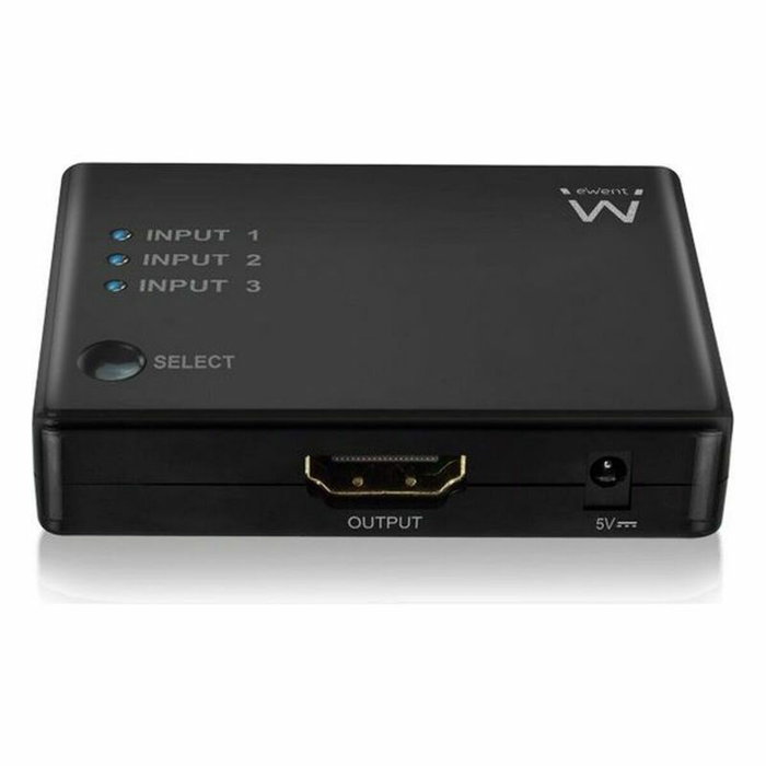 Ewent EW3730 Switch HDMI 4K 3x1 con Mando a Distancia Ewent EW3730 Switch HDMI 4K 3x1 con Mando a Distancia