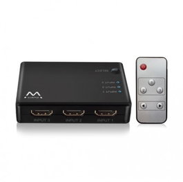 Ewent EW1282 Switch HDMI 4K 3x1 con Mando a Distancia