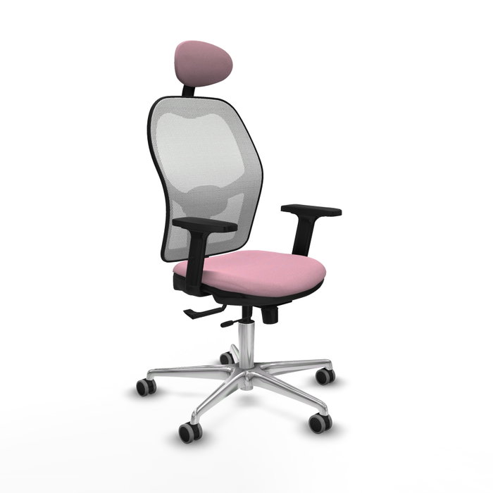 PIQUERAS Y CRESPO Silla de oficina Jorquera Rosa y Blanca PIQUERAS Y CRESPO Silla de oficina Jorquera Rosa y Blanca