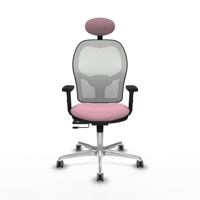 PIQUERAS Y CRESPO Silla de oficina Jorquera Rosa y Blanca PIQUERAS Y CRESPO Silla de oficina Jorquera Rosa y Blanca