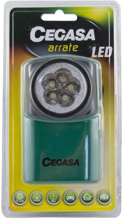 CEGASA Linterna Arrate 5 LEDs en Blíster