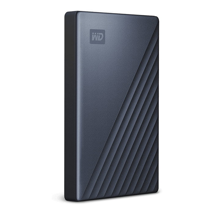 Western Digital WD My Passport Ultra 5TB Blue - Disco Duro Externo Portátil 2.5" USB-C/USB 3.0 - Metal Finish (WDBAGF0050BWT)