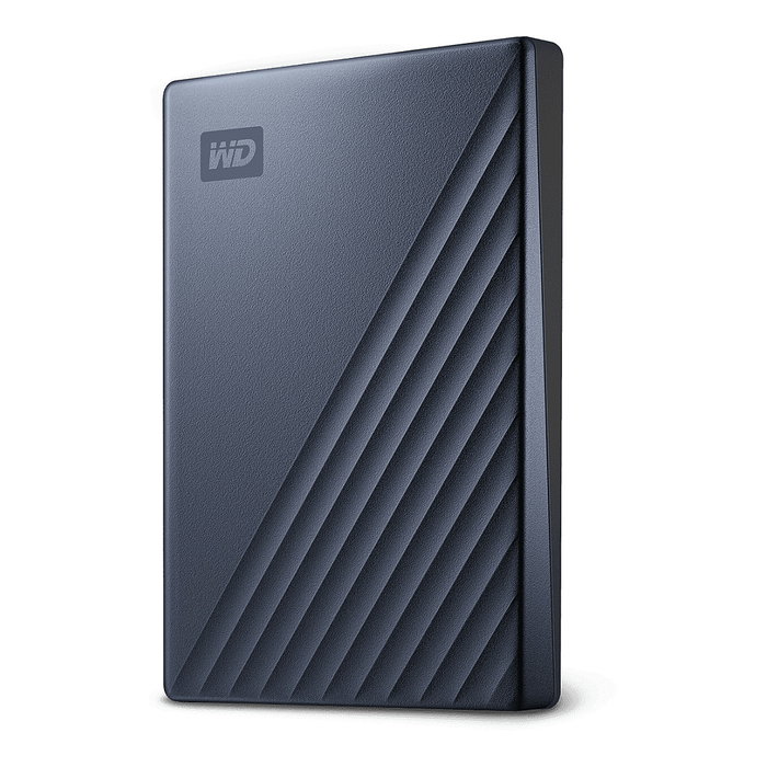 Western Digital WD My Passport Ultra 5TB Blue - Disco Duro Externo Portátil 2.5" USB-C/USB 3.0 - Metal Finish (WDBAGF0050BWT)