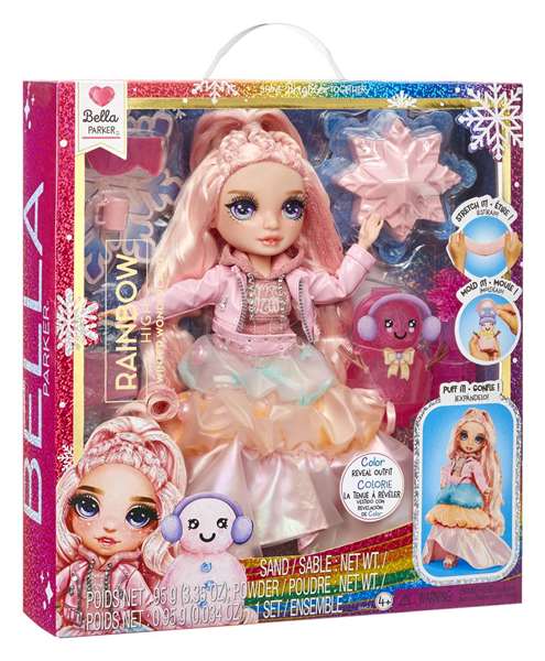 Rainbow High Winter Wonderland Muñeca Rosa