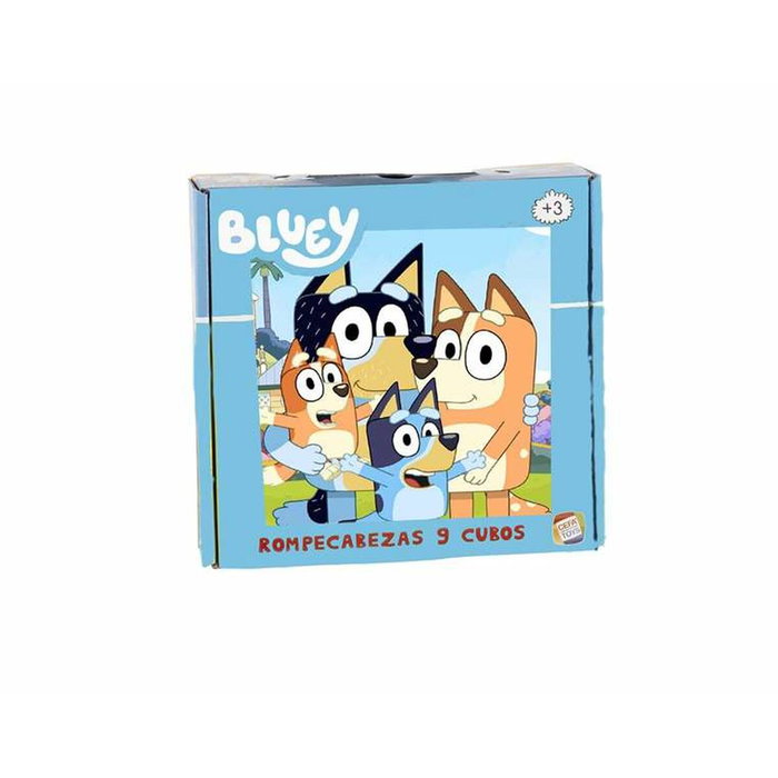 CEFA Rompecabezas Bluey con 9 Cubos