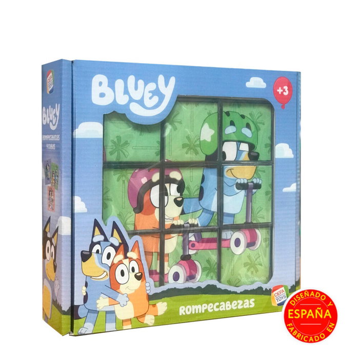CEFA Rompecabezas Bluey con 9 Cubos