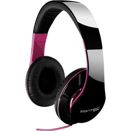Fantec SHP-250AJ Auriculares On-Ear Negro/Rosa