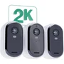 Arlo ARL1712272881981 Cámara de Seguridad Essential2 Pack 3 Resolución 2K Visión Nocturna a Color