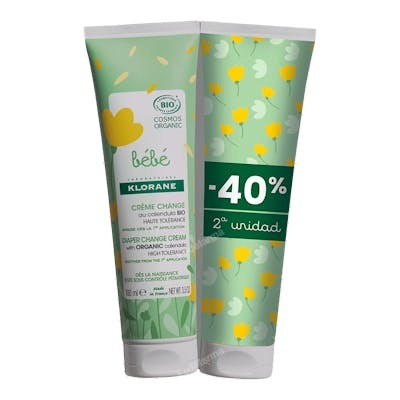 Klorane BÉBÉ BIO Crema Pañal Pack 2 x 100 ml