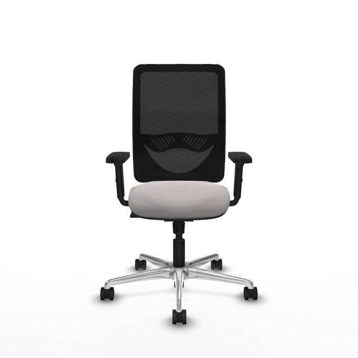 PIQUERAS Y CRESPO Silla de oficina Zulema con mecanismo Sincro, Blanco y Negro PIQUERAS Y CRESPO Silla de oficina Zulema con mecanismo Sincro, Blanco y Negro