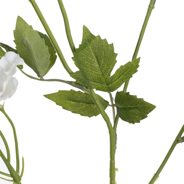 Flor Cerezo Blanco Poliéster-Polietileno 88 cm (Set de 30)