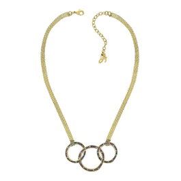 Adore Signature Collar Dorado con Cristales Swarovski