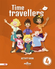 MILTON, Time Travellers 4 Red Activity Book English 4 Primaria - Casey Emmons