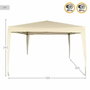 Color Baby Cenador plegable poliester crema Aktive 300x300x240 cm