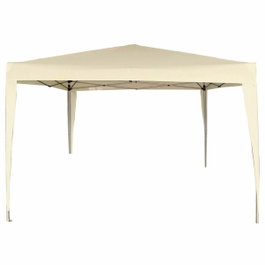 Color Baby Cenador plegable poliester crema Aktive 300x300x240 cm