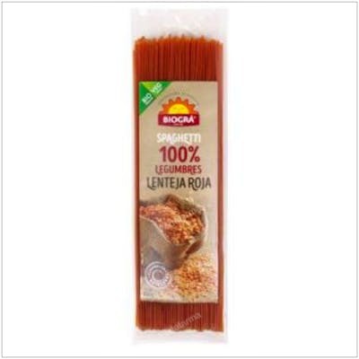 BIOGRA Espagueti de Lenteja Roja Ecológico - Pasta sin Gluten, Alto en Proteína y Fibra - 250g BIOGRA Espagueti de Lenteja Roja Ecológico - Pasta sin Gluten, Alto en Proteína y Fibra - 250g