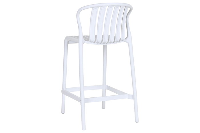 DKD Home Decor Taburete Urban Blanco 49 x 92 x 50 cm (4 Unidades)