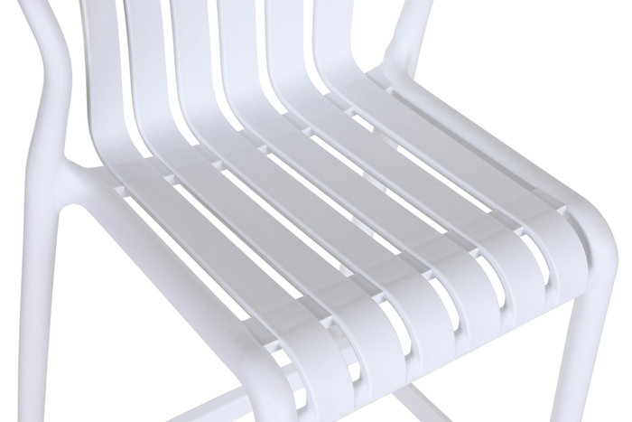 DKD Home Decor Taburete Urban Blanco 49 x 92 x 50 cm (4 Unidades)
