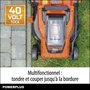 Dual Power Batería PODDPGLWS2 Cortacésped 40V con Batería y Cargador Incluidos, Ancho de Corte 420mm