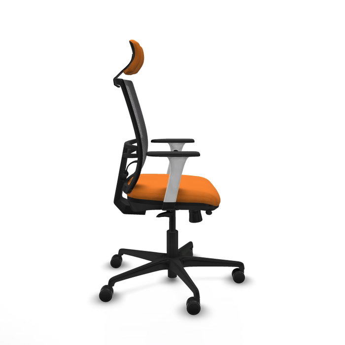 PIQUERAS Y CRESPO Silla de oficina Yunquera Naranja y Negro PIQUERAS Y CRESPO Silla de oficina Yunquera Naranja y Negro