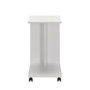 Hanah Home SHP-108-DD-1 Mesa Auxiliar Blanco Diamante, Tablero Partículas Melamina, 35x65x45cm