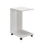 Hanah Home SHP-108-DD-1 Mesa Auxiliar Blanco Diamante, Tablero Partículas Melamina, 35x65x45cm