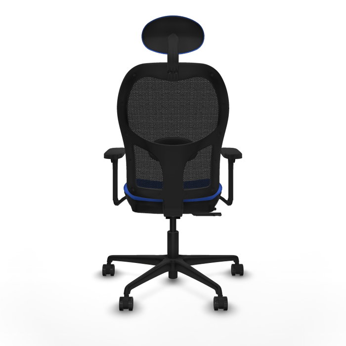 PIQUERAS Y CRESPO Silla de oficina Jorquera con mecanismo Sincro/Traslack, Azul y Negro PIQUERAS Y CRESPO Silla de oficina Jorquera con mecanismo Sincro/Traslack, Azul y Negro