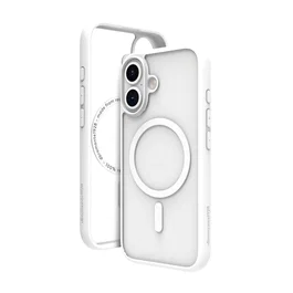 Dbramante1928 Carcasa Trasera Plástico Blanco Compatible con Magsafe para Apple iPhone 16